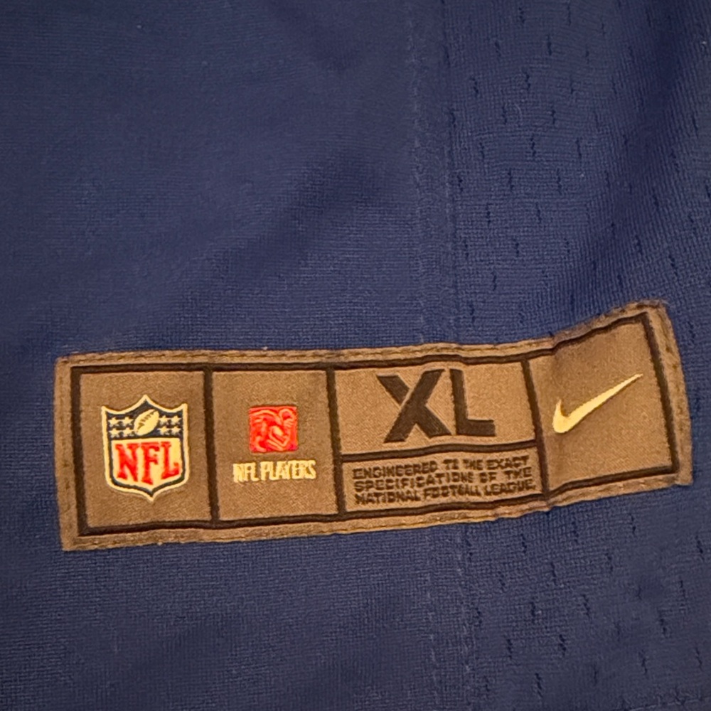 NFL Nike Tavon Austin Rams Blue and Yellow Sports Jersey Boys XL - Picture 7 of 7